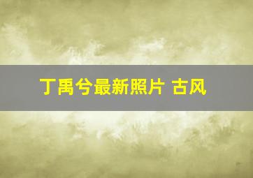 丁禹兮最新照片 古风